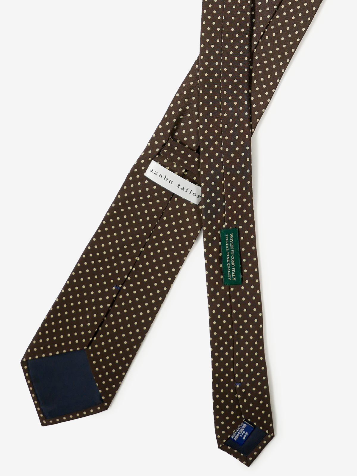 Dots Neat Tie|ブラウン