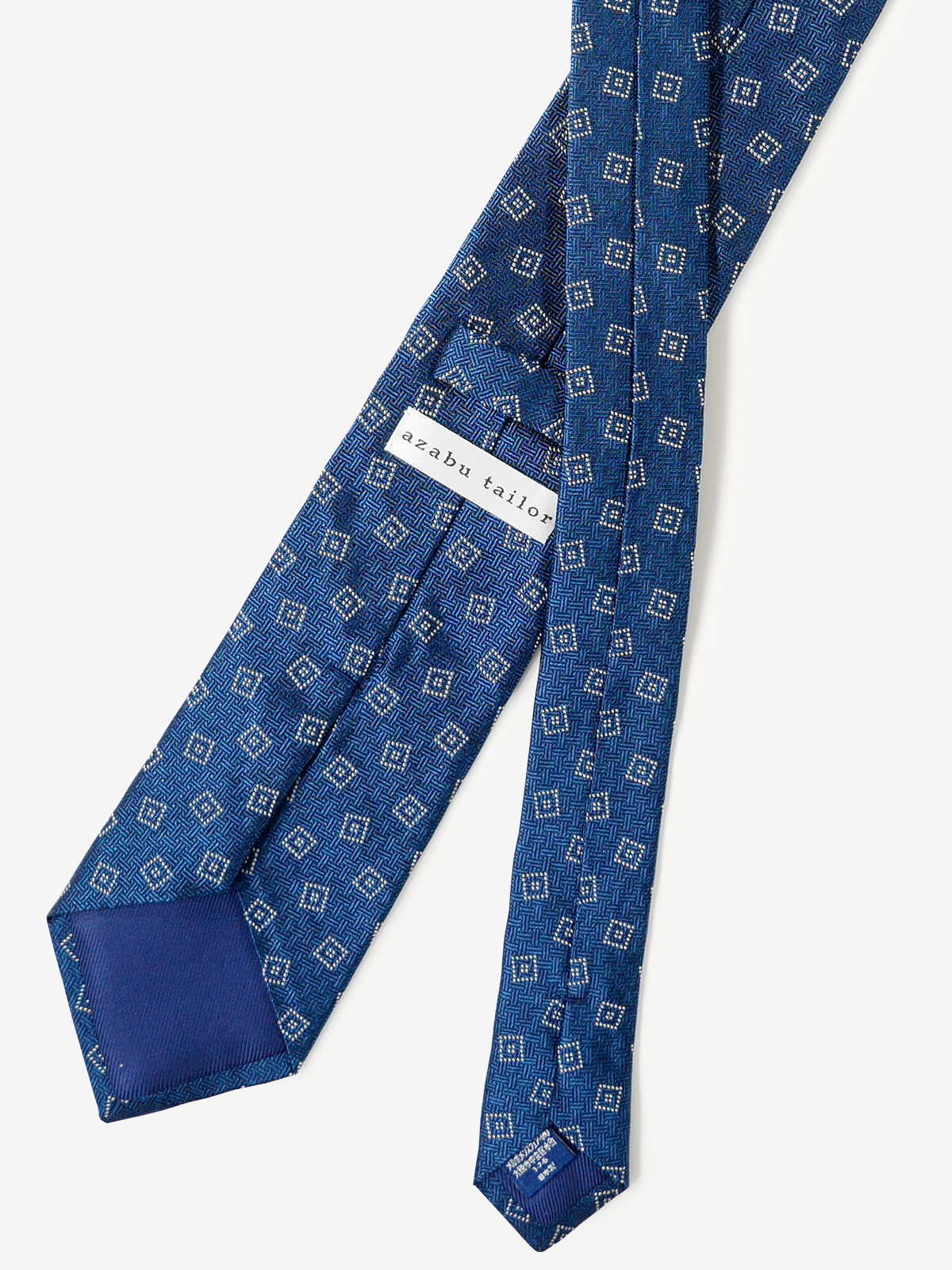 Square Neat Tie|ブルー