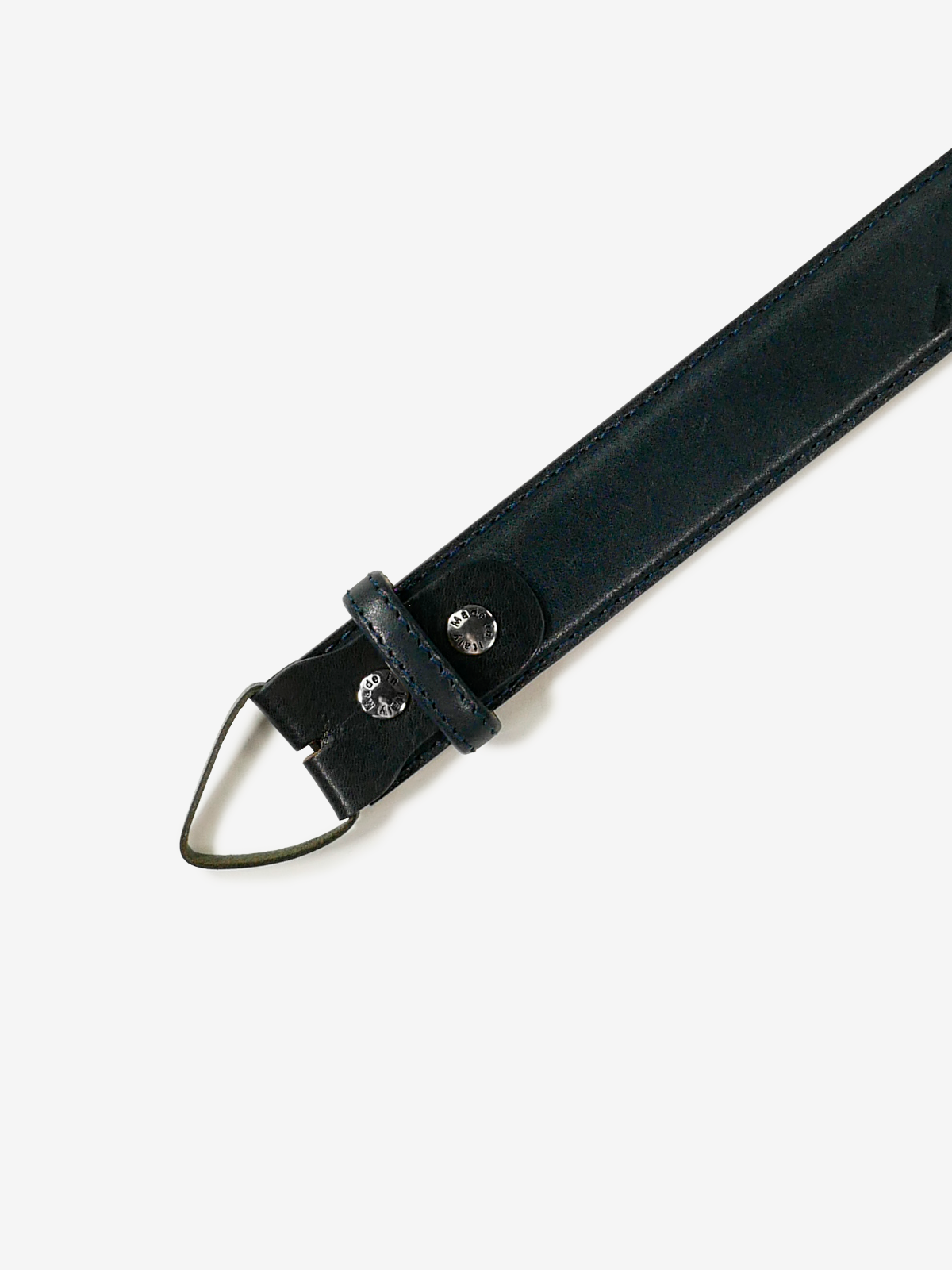 Leather Belt|ネイビー