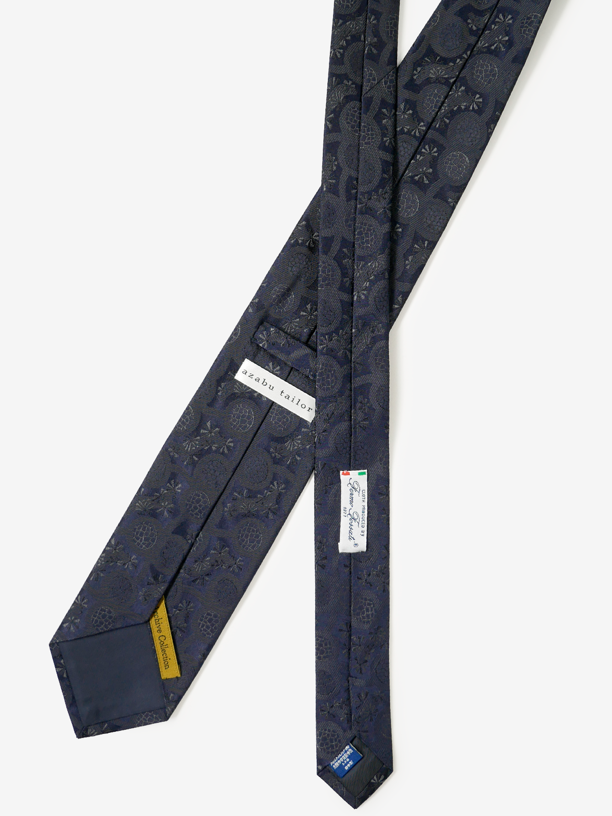 Fermo Fossati|Neat Tie|ネイビー