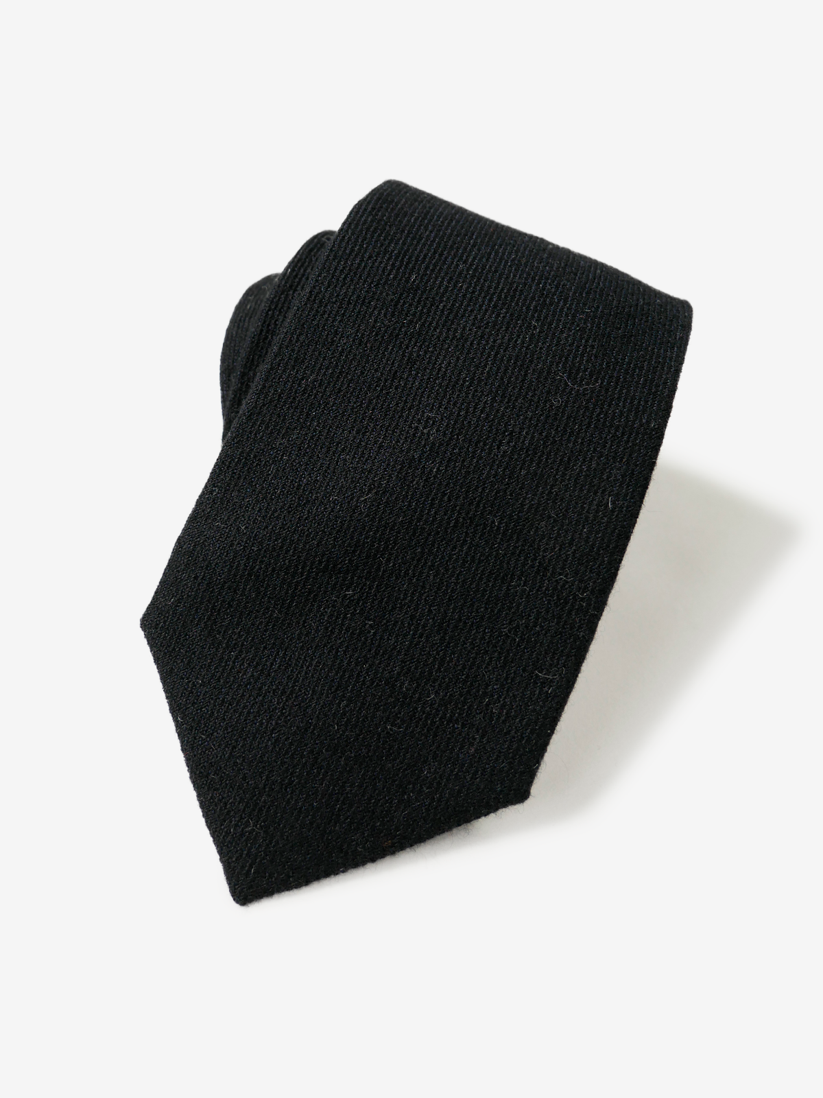 Cashmere Wool Tie|ブラック