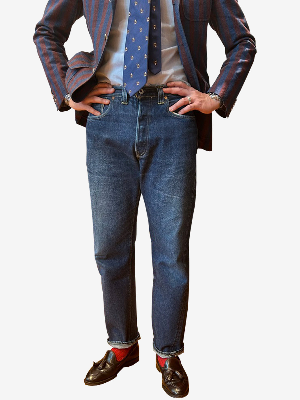 RESOLUTE|One Wash Denim Jeans 710|Length 29inch