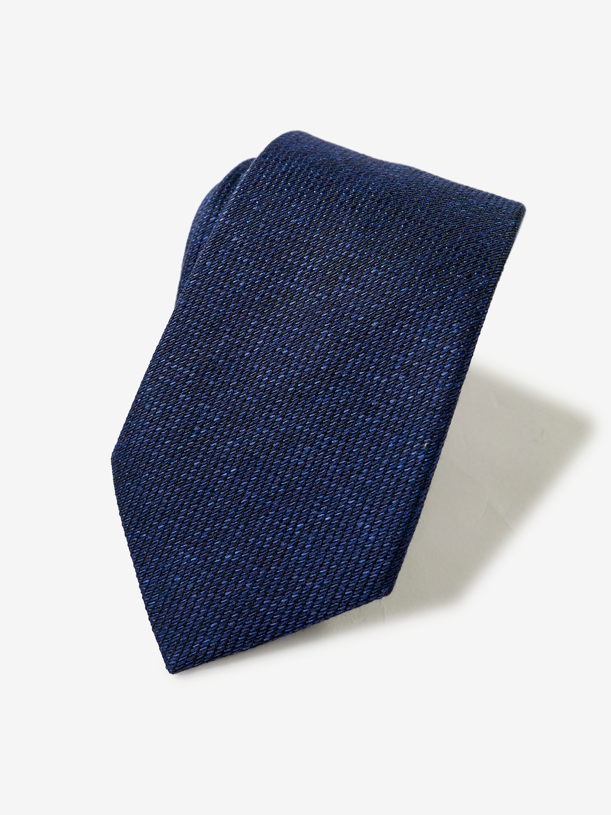 Classico Seta|Cotton Wool Tie|ライトネイビー