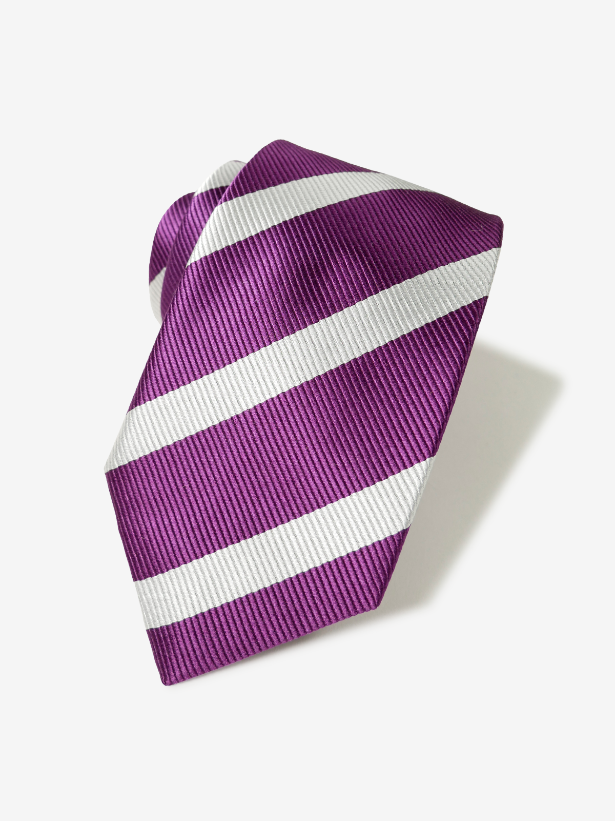 Repp Stripe Tie｜パープル