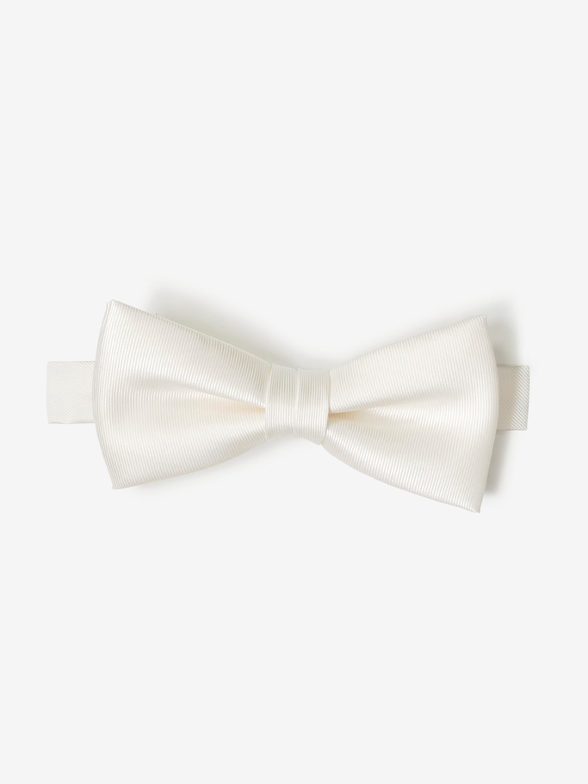 Solid Repp Bow Tie｜ホワイト