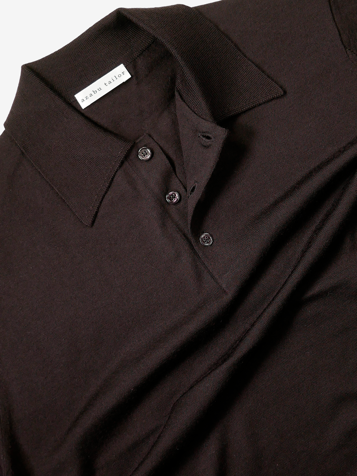 Polo Sweater|ブラウン