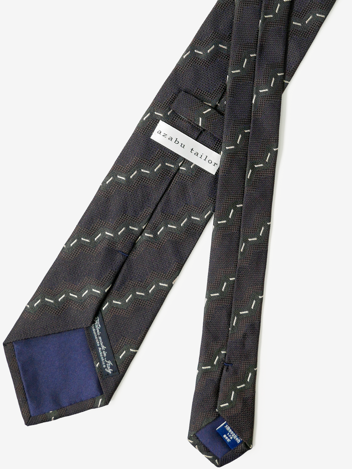 Classico Seta|Neat Tie|グリーン