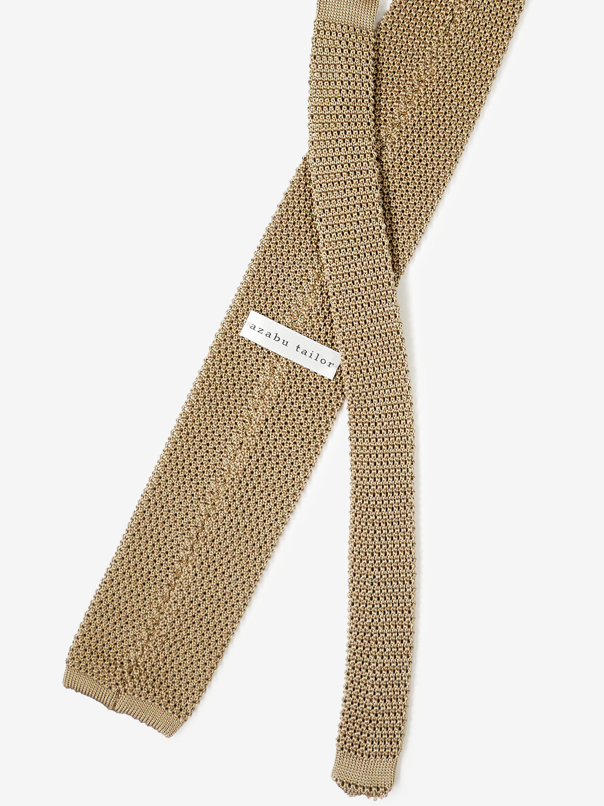 Classico Seta|Knitted Tie|ベージュ