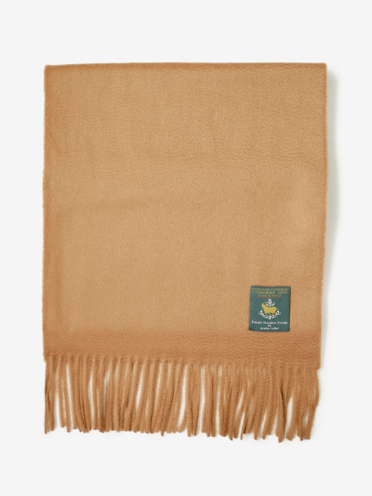Cashmere Scarf|キャメル