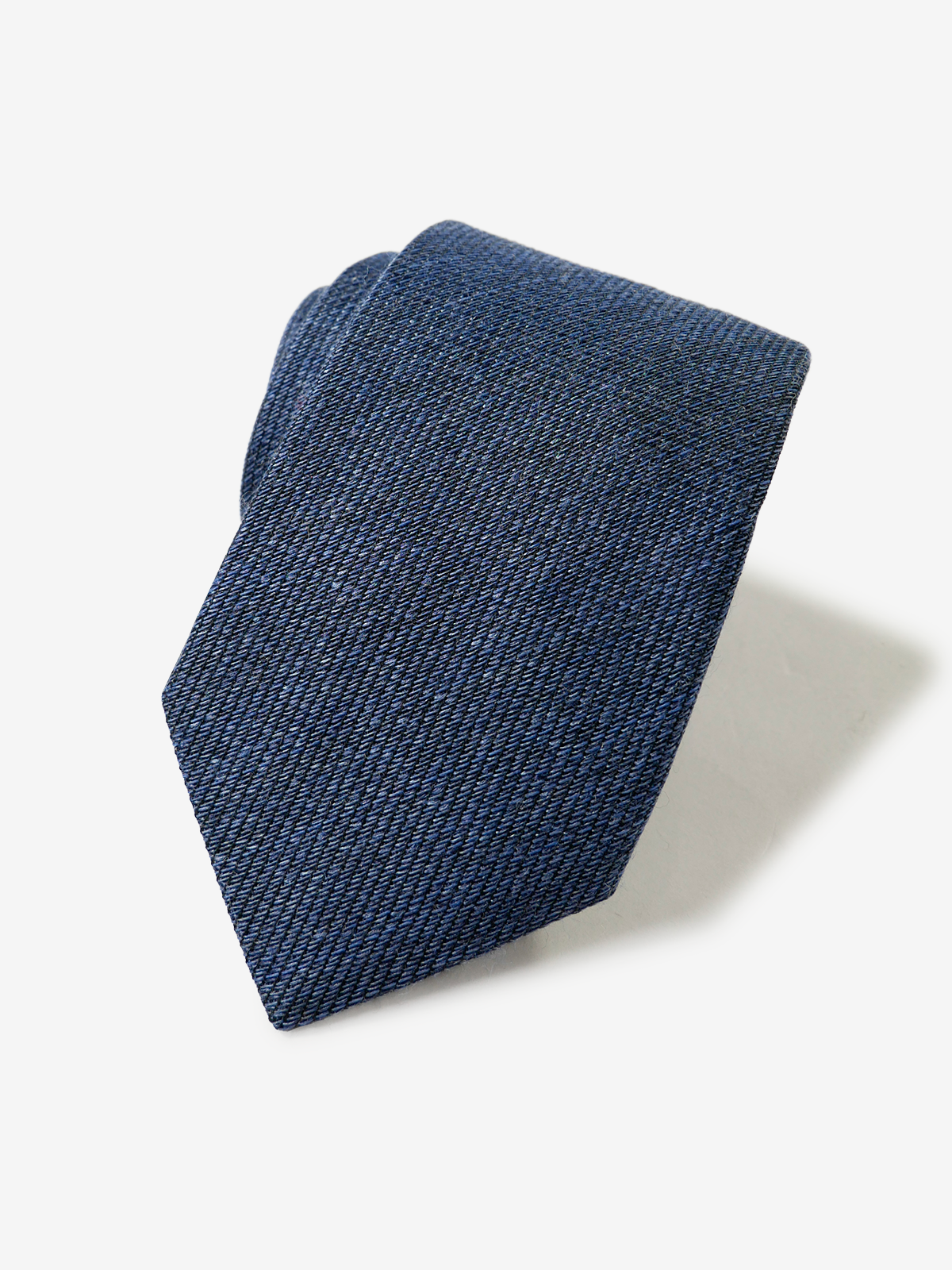 Classico Seta|Cotton Wool Tie|ブルー