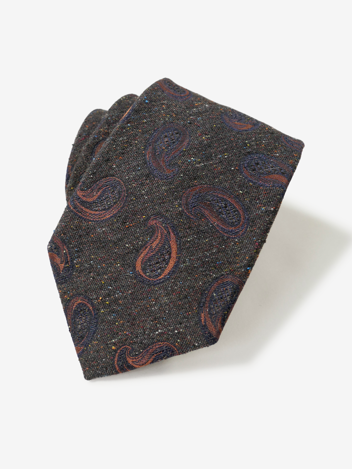 Fermo Fossati|Paisley Tie|オレンジ