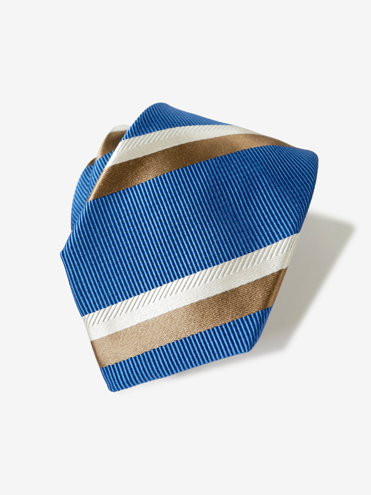 Striped Repp Tie|ブルー
