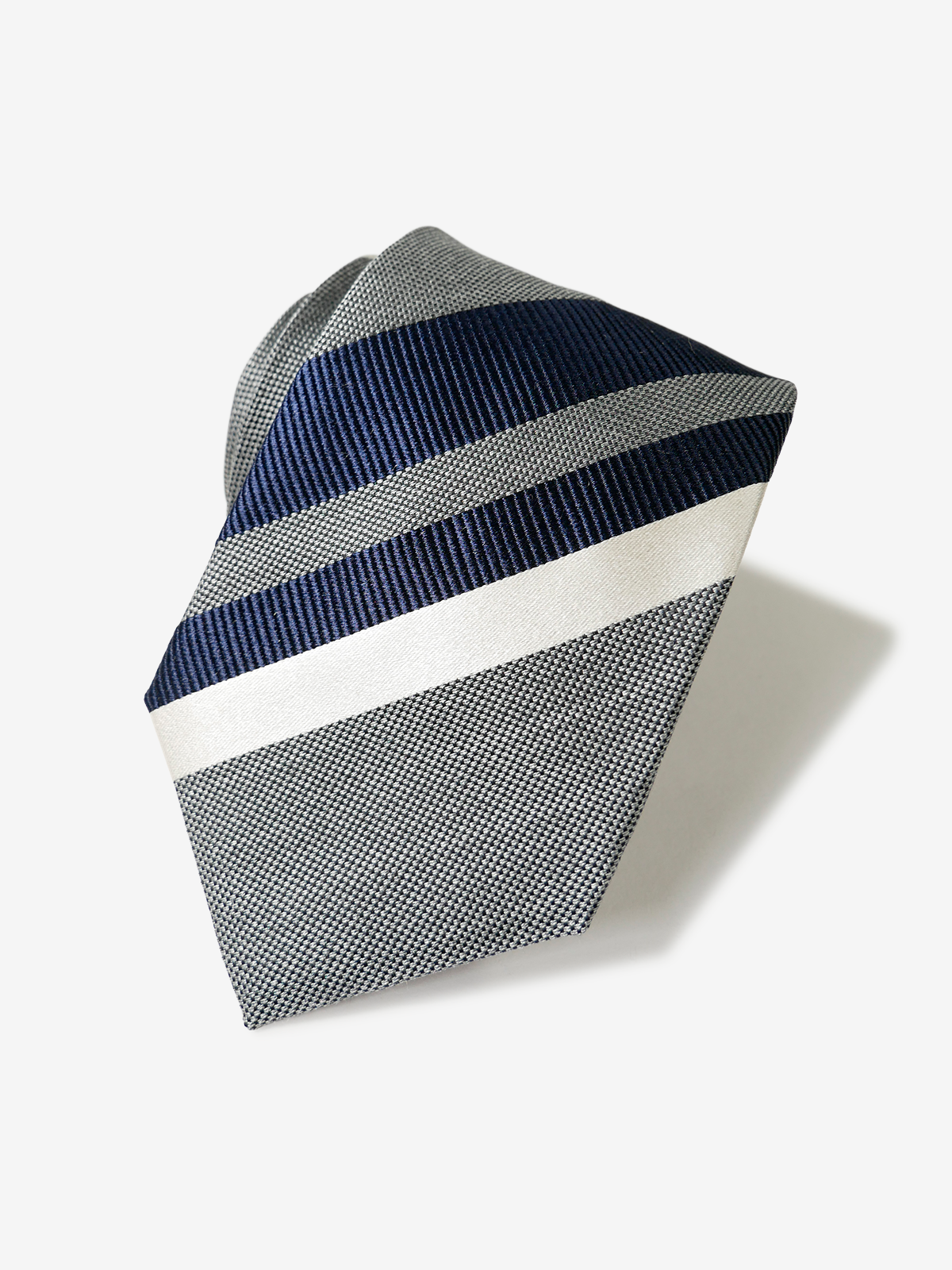 Stripe Tie|グレー