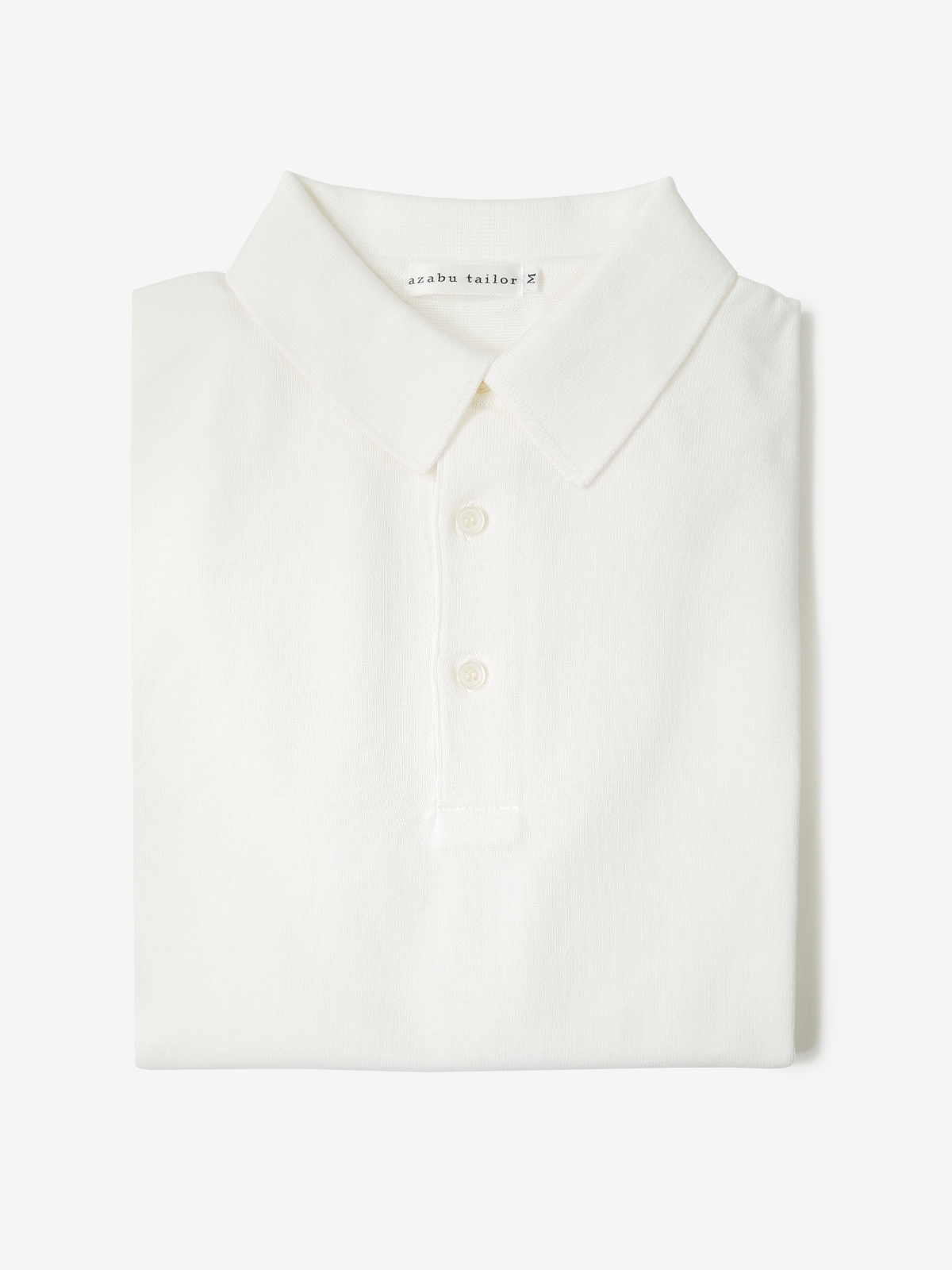 Cotton Polo Shirt|ホワイト