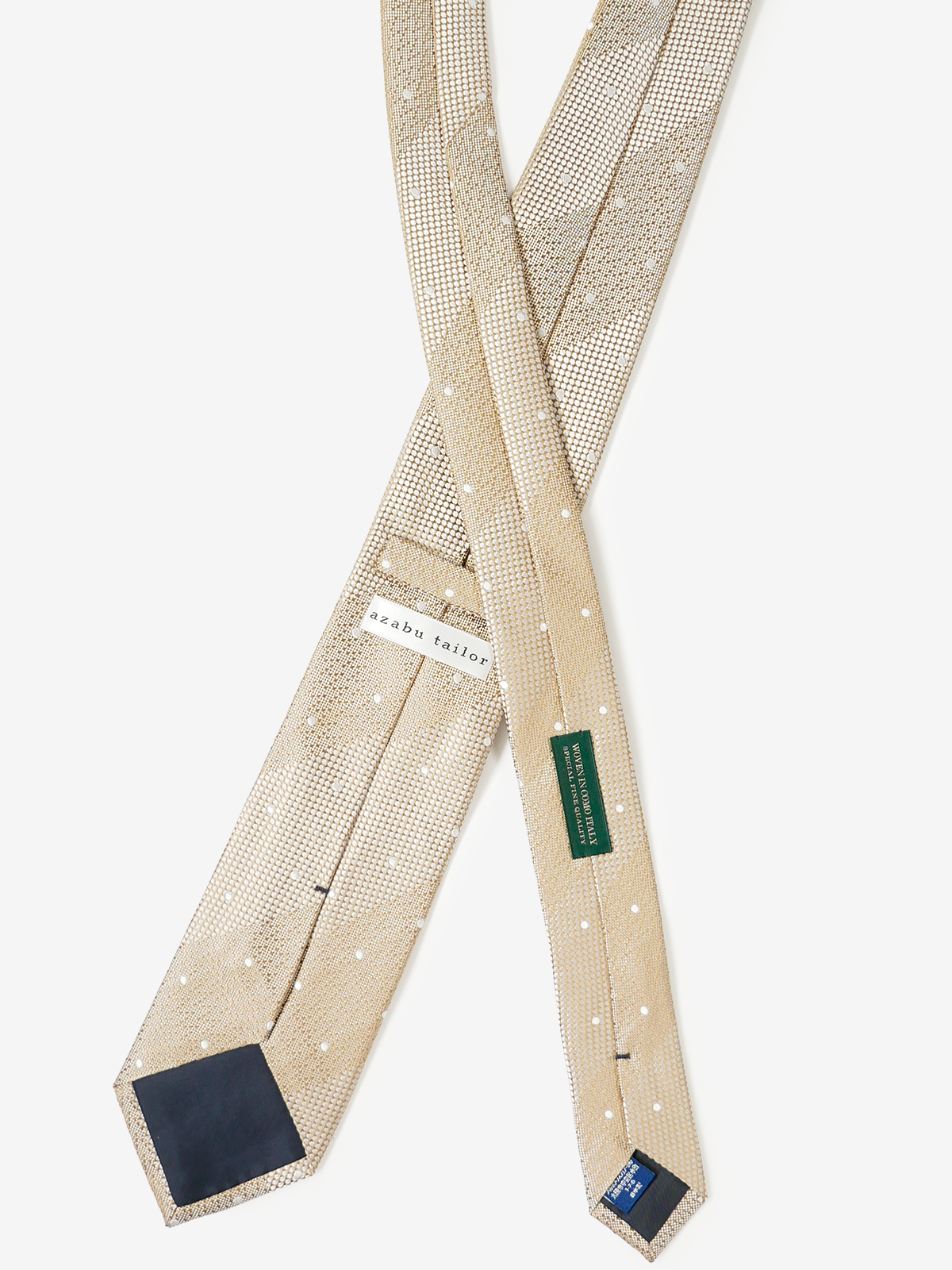 Mantero|Stripe Tie|ベージュ