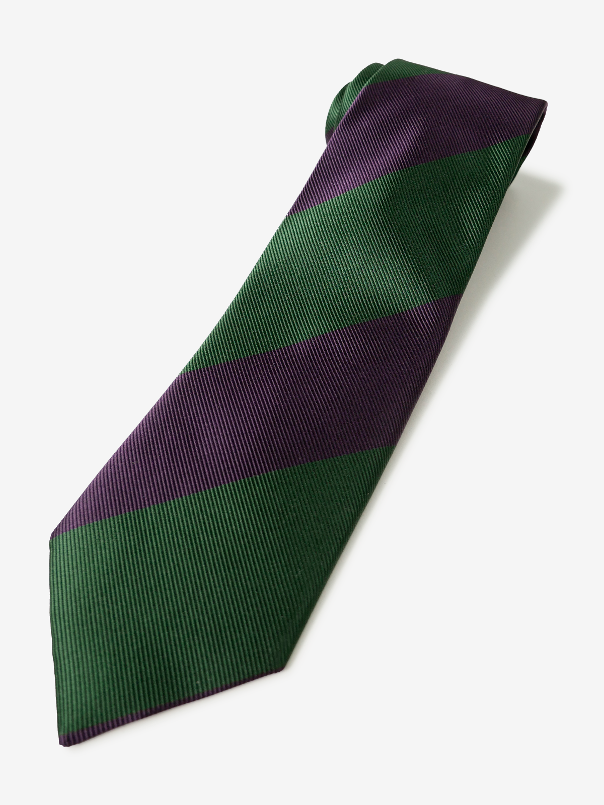 Block Stripe Tie|パープル