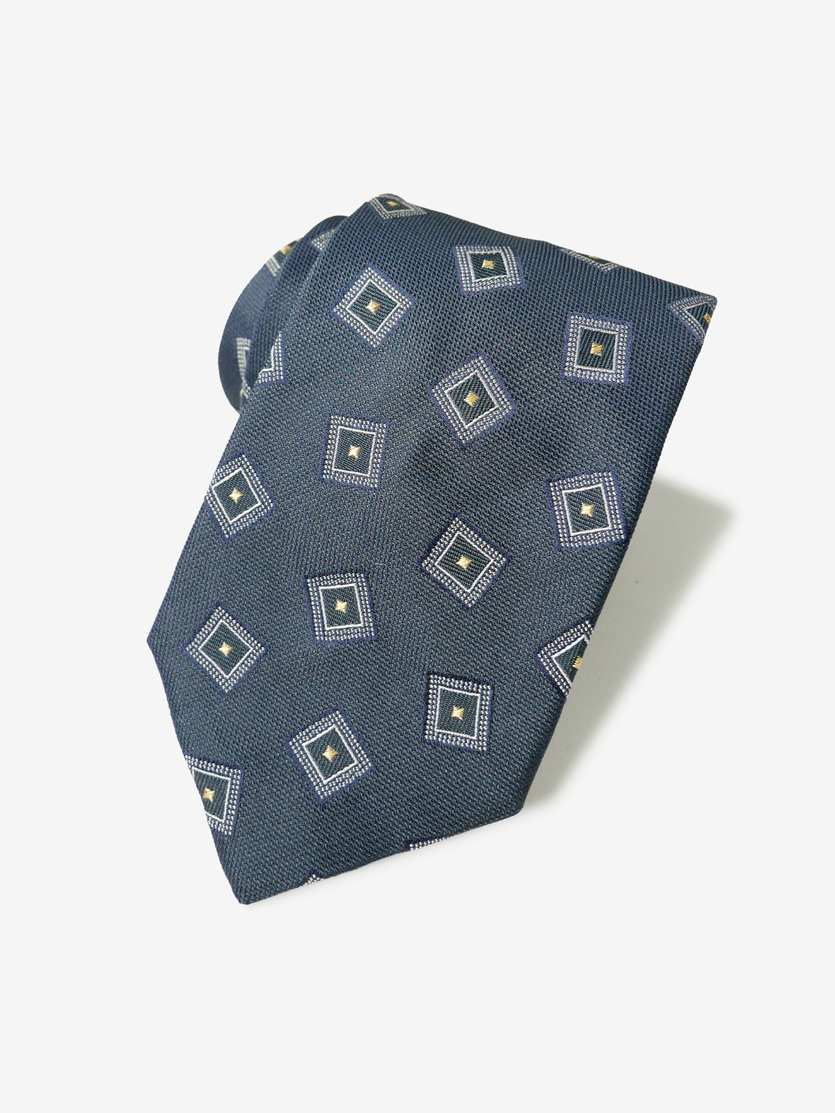 Classico Seta|Square Neat Tie|グリーン