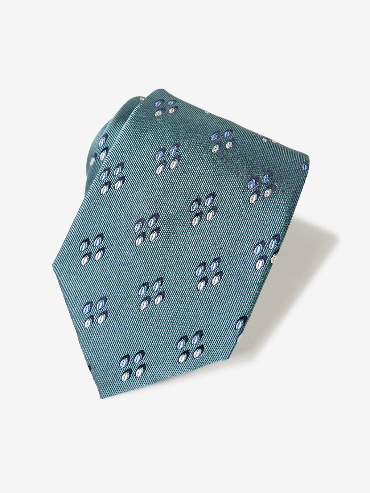 Classico Seta|Neat Tie|グリーン