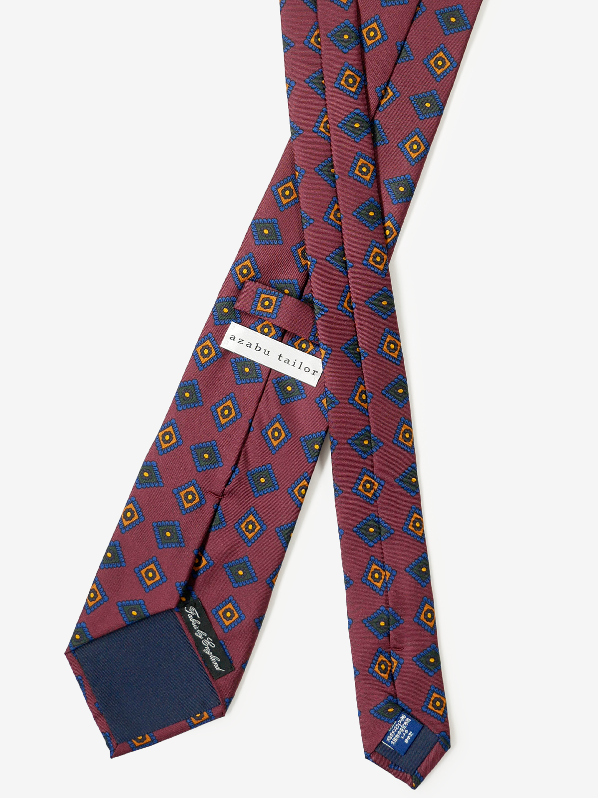 ROBERT KEYTE|Medallion Tie|ボルドー