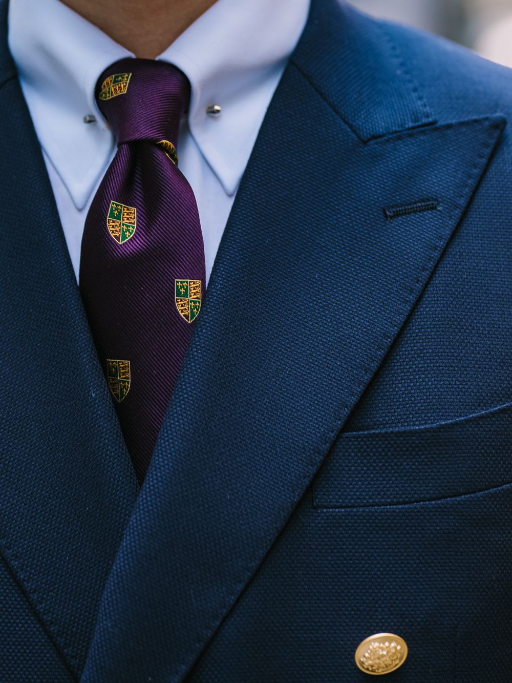 Crest Tie|パープル