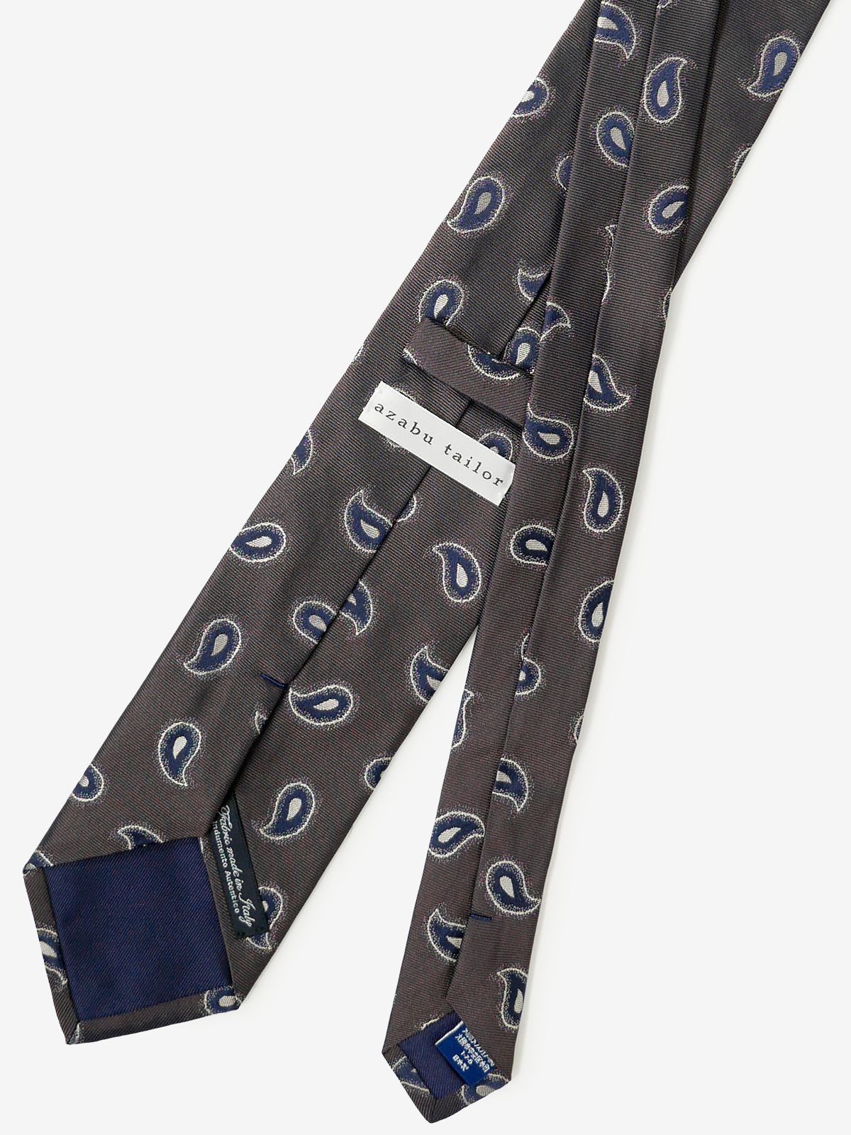 Classico Seta|Paisley Neat Tie|ブラウン
