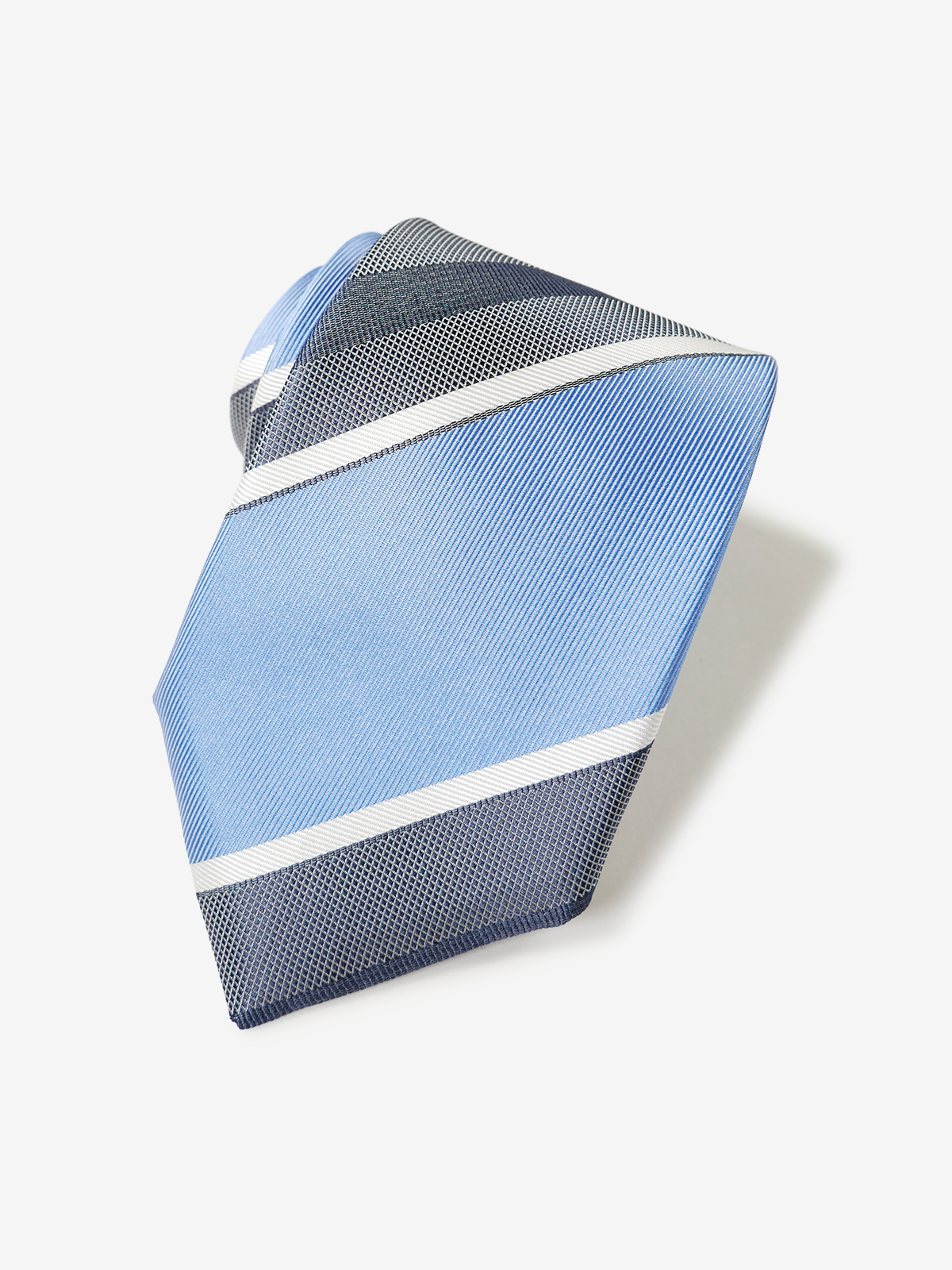 Classico Seta|Stripe Tie|ブルー