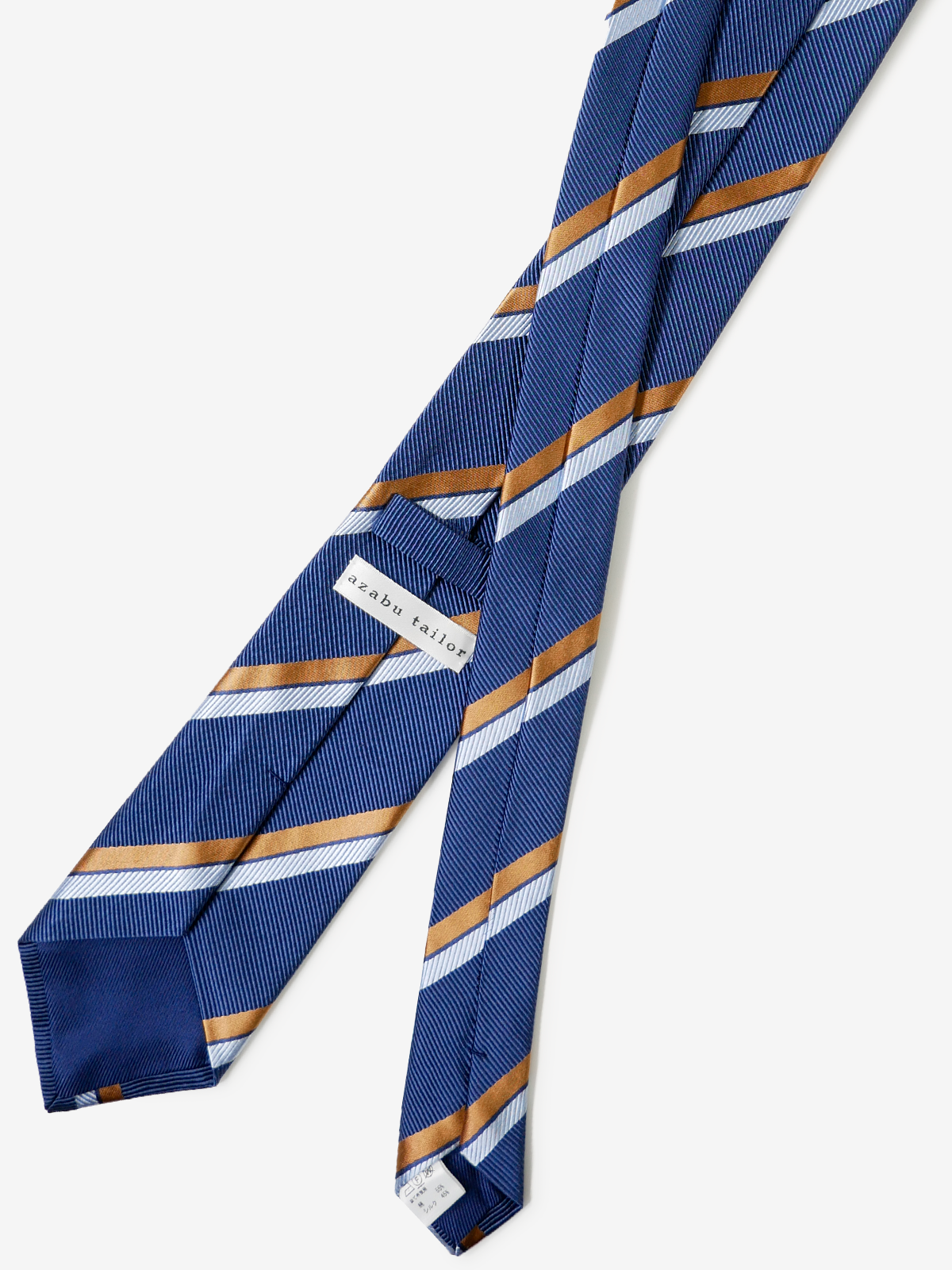 Striped Repp Tie|ブルー