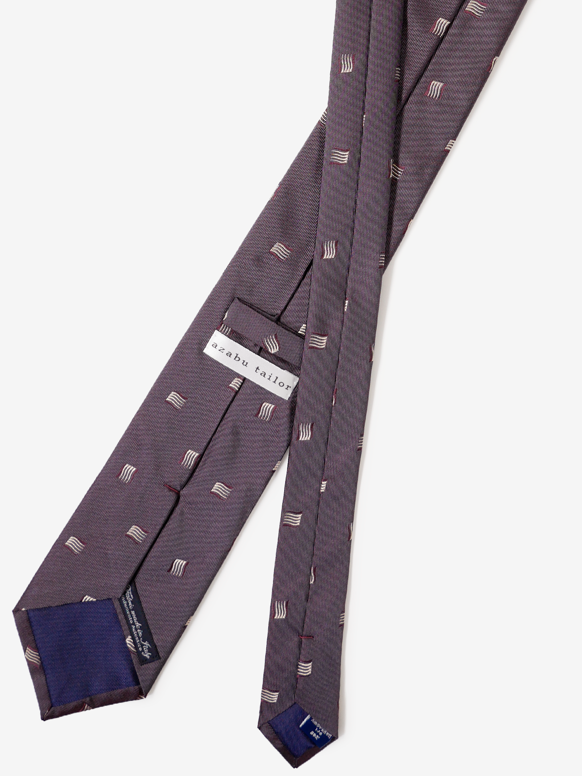 Classico Seta|Neat Tie|ボルドー