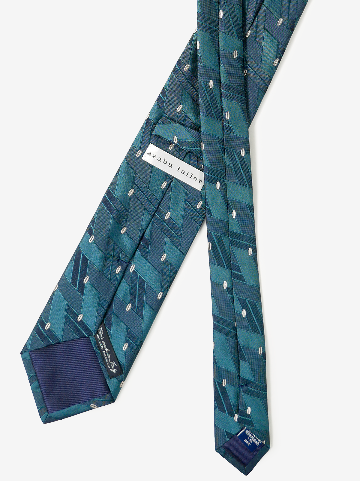 Classico Seta|Neat Tie|グリーン