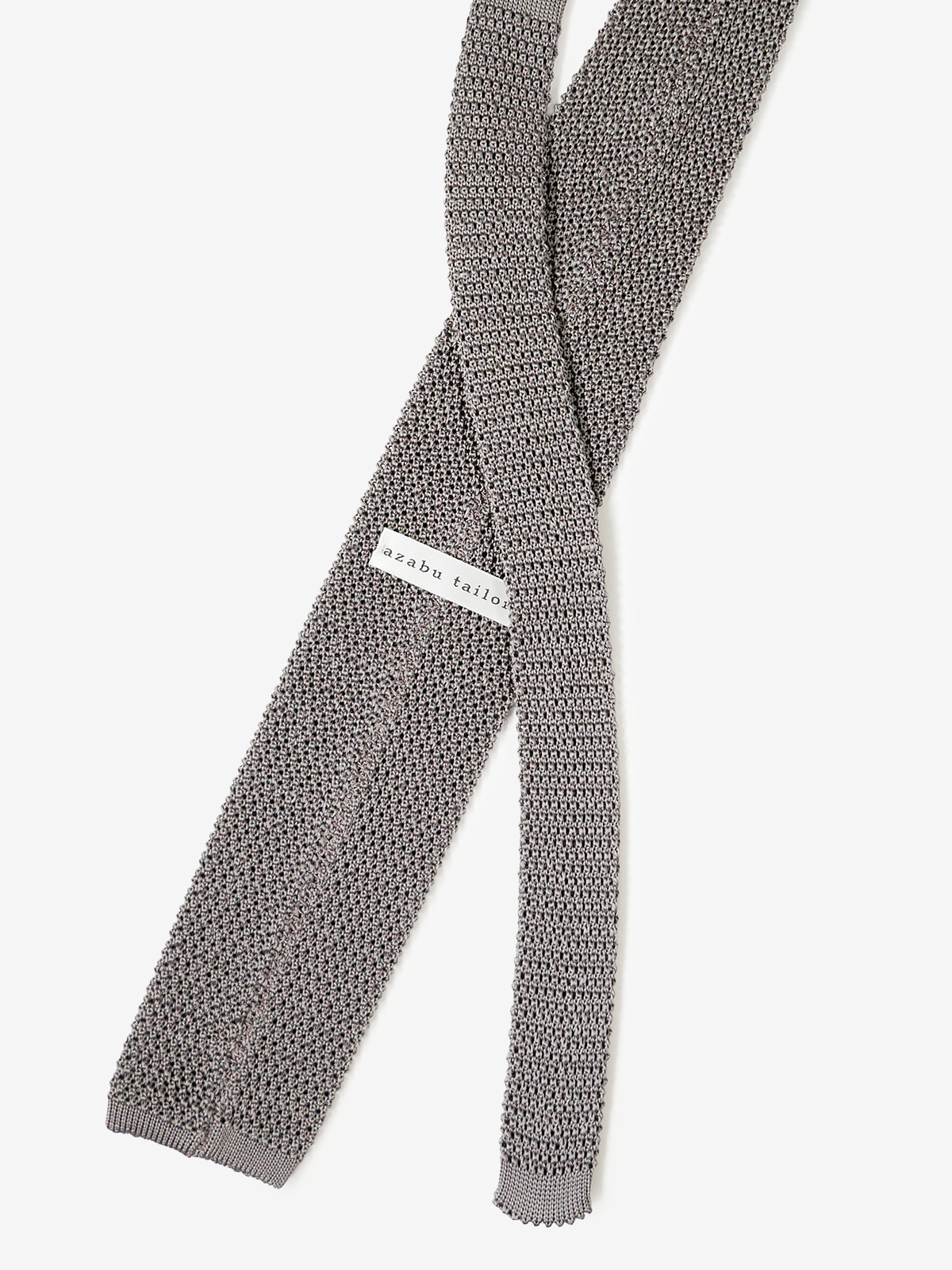 Classico Seta|Knitted Tie|グレー