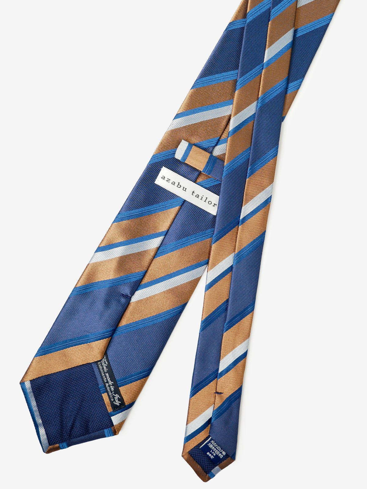 Classico Seta|Stripe Tie|ネイビー