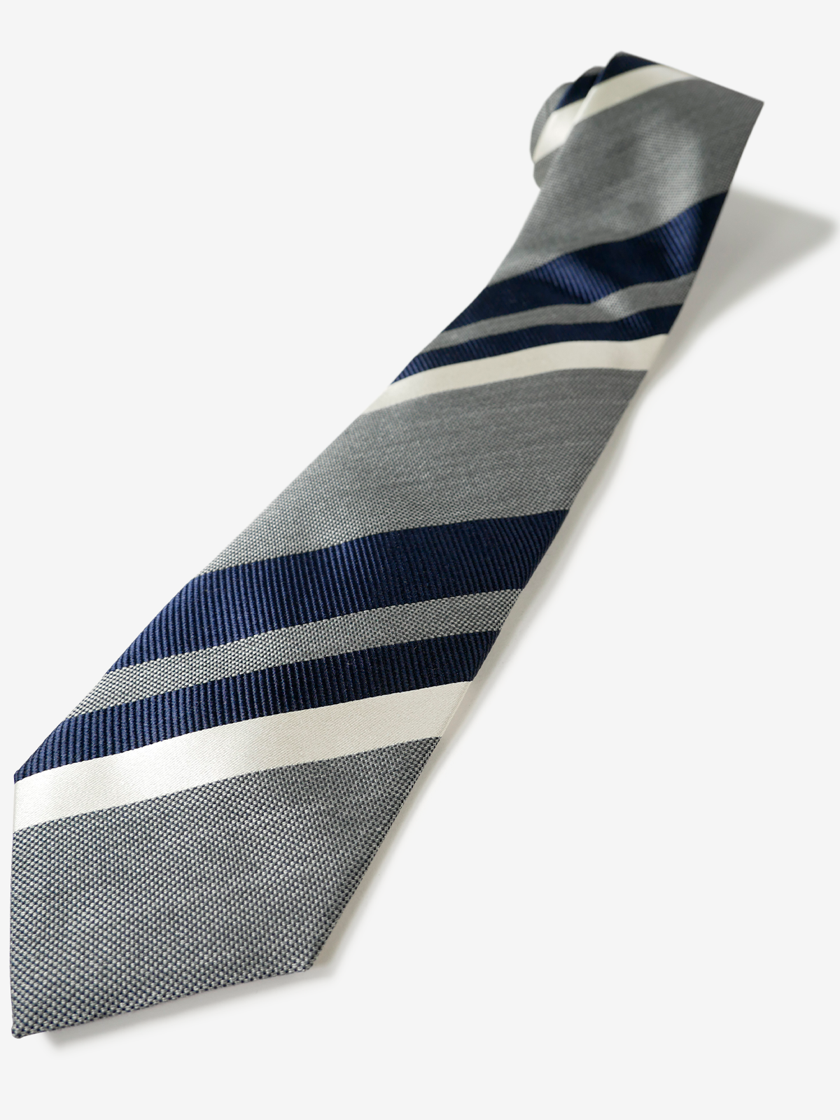 Stripe Tie|グレー