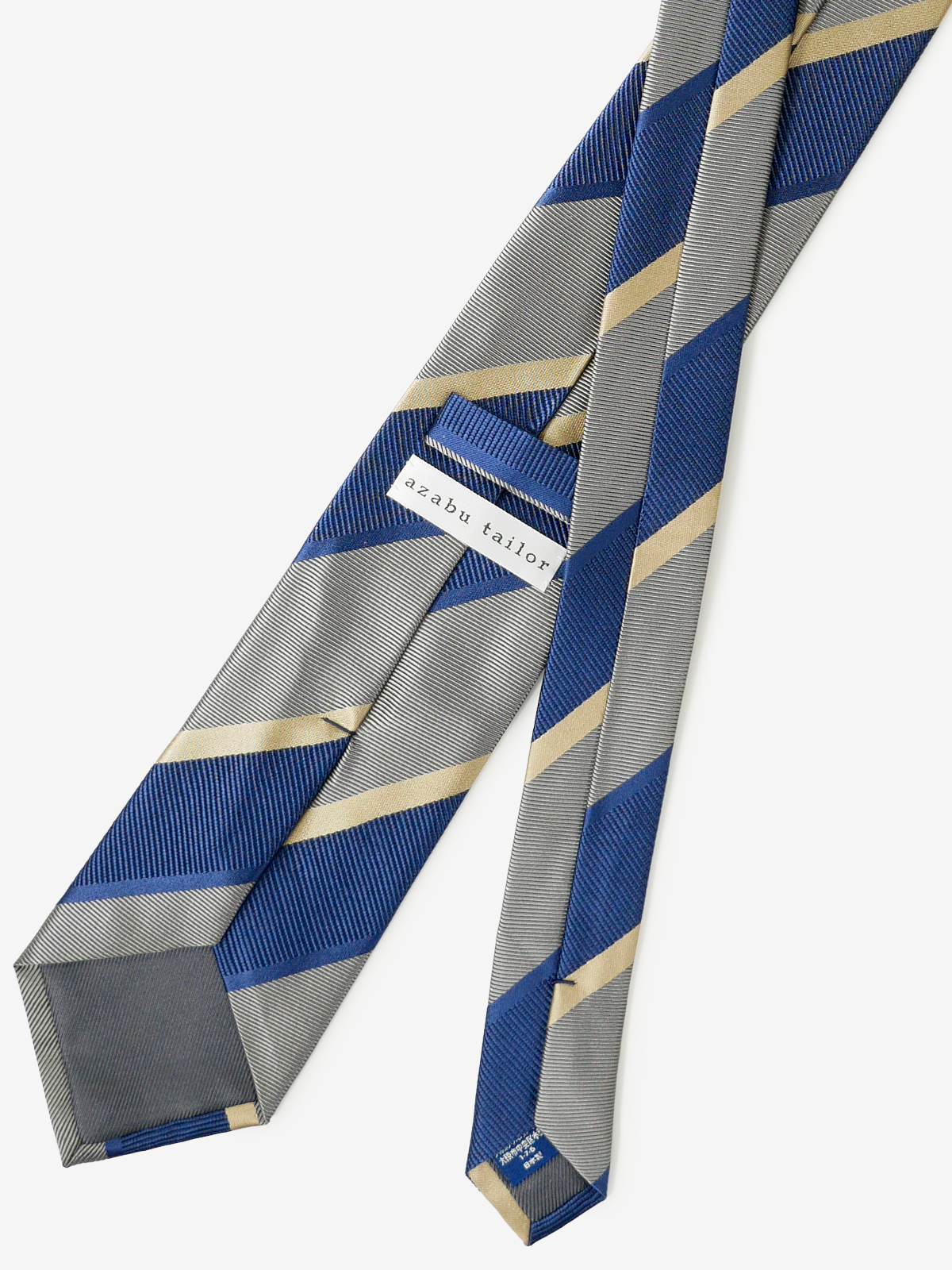 Striped Repp Tie|ブルー