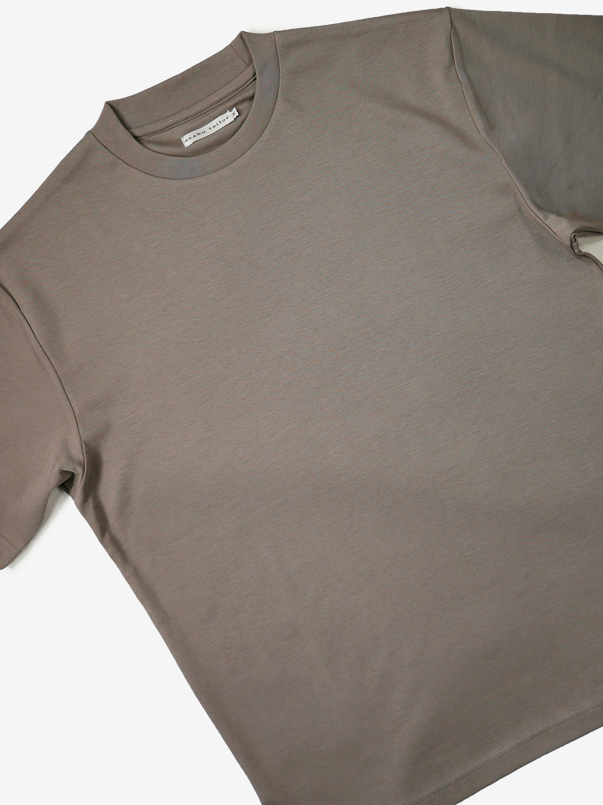 Cotton T-Shirt|グレイッシュブラウン