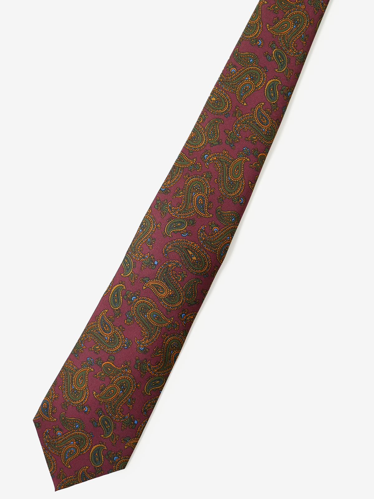 ROBERT KEYTE|Paisley Tie|ボルドー