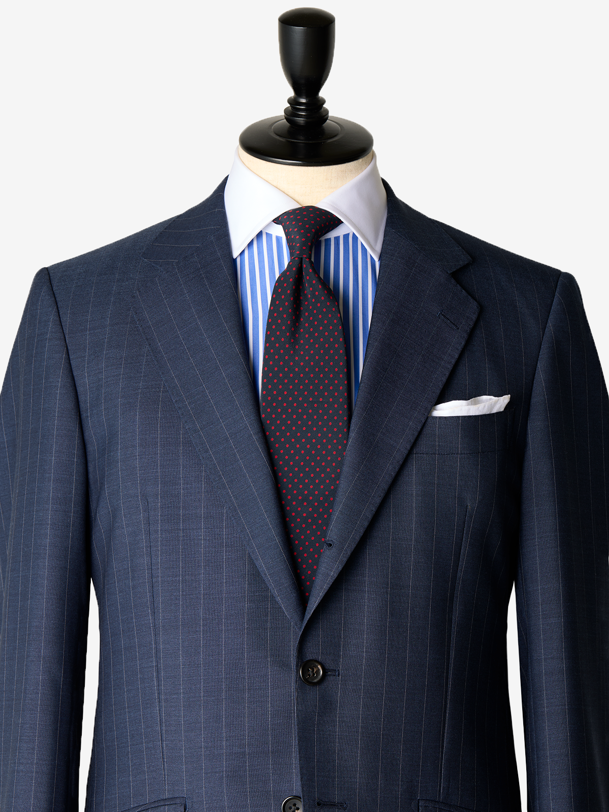 Dots Neat Tie|ネイビー