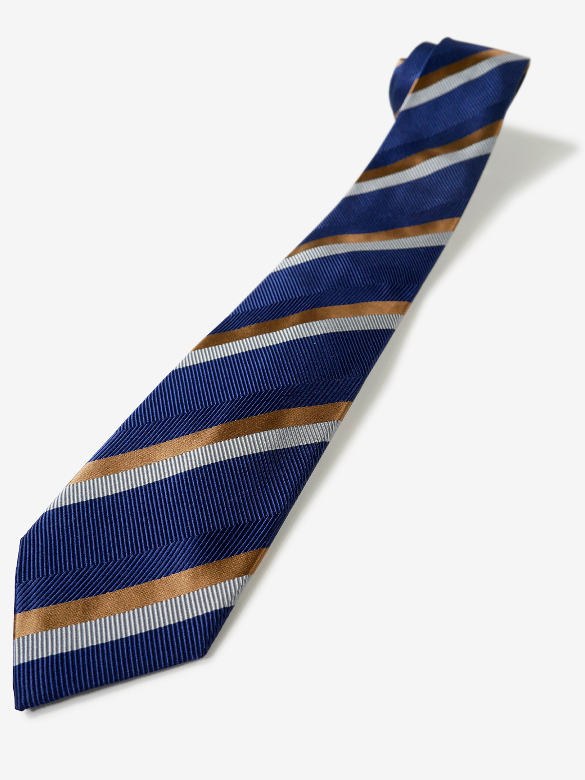 Striped Necktie|グレー