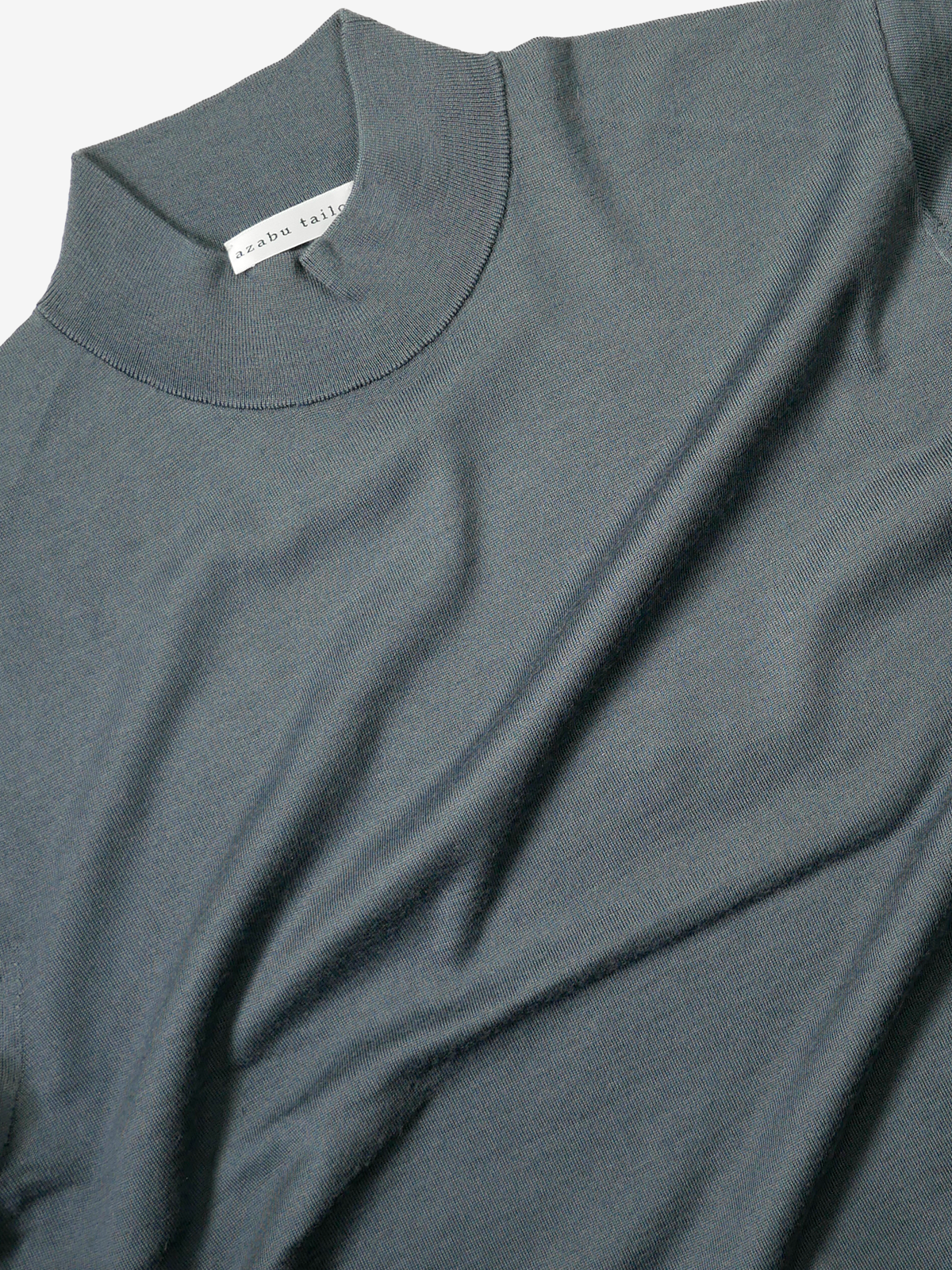 Mock-Neck Sweater|グレー