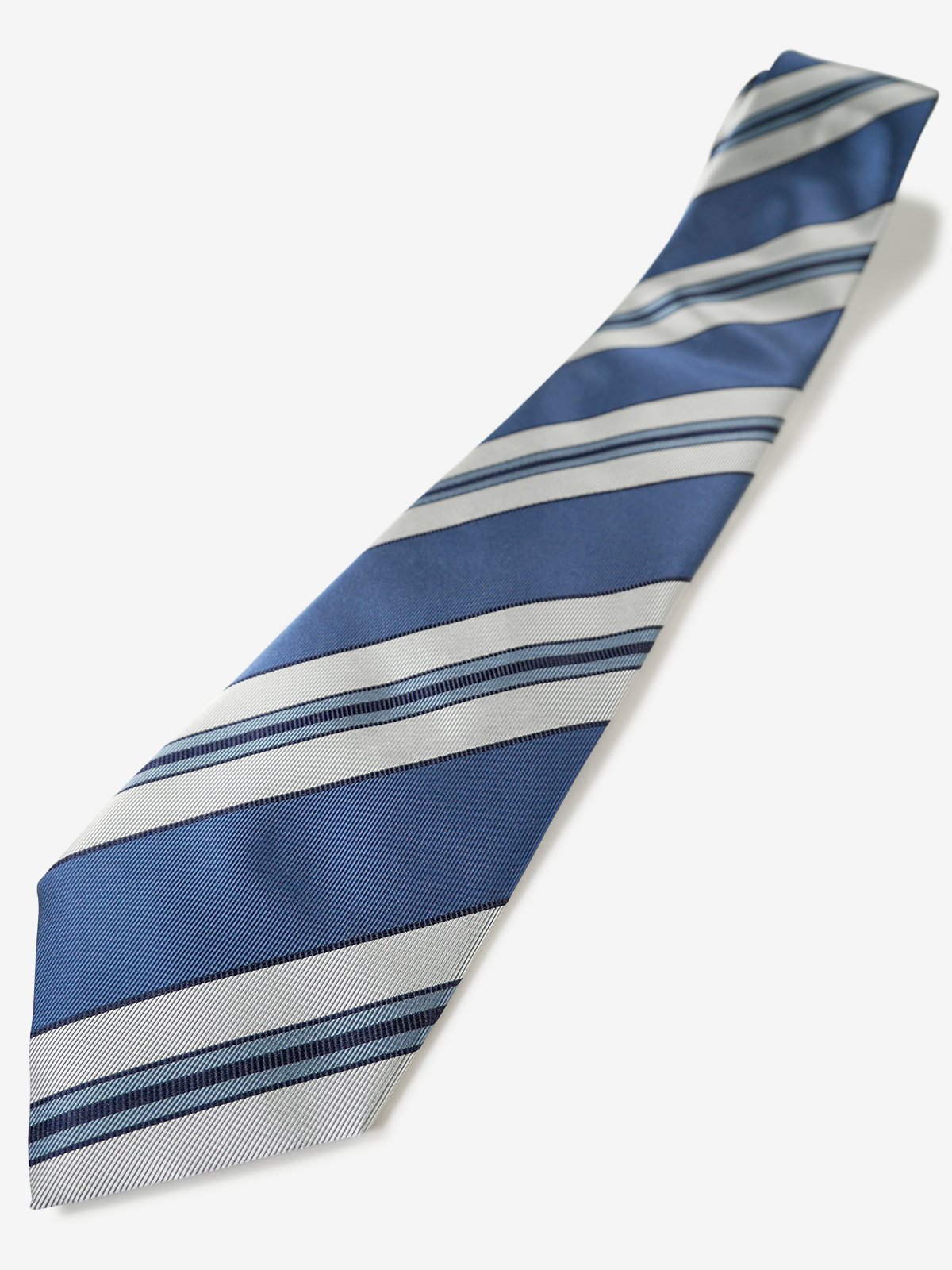 Classico Seta|Stripe Tie|ブルー