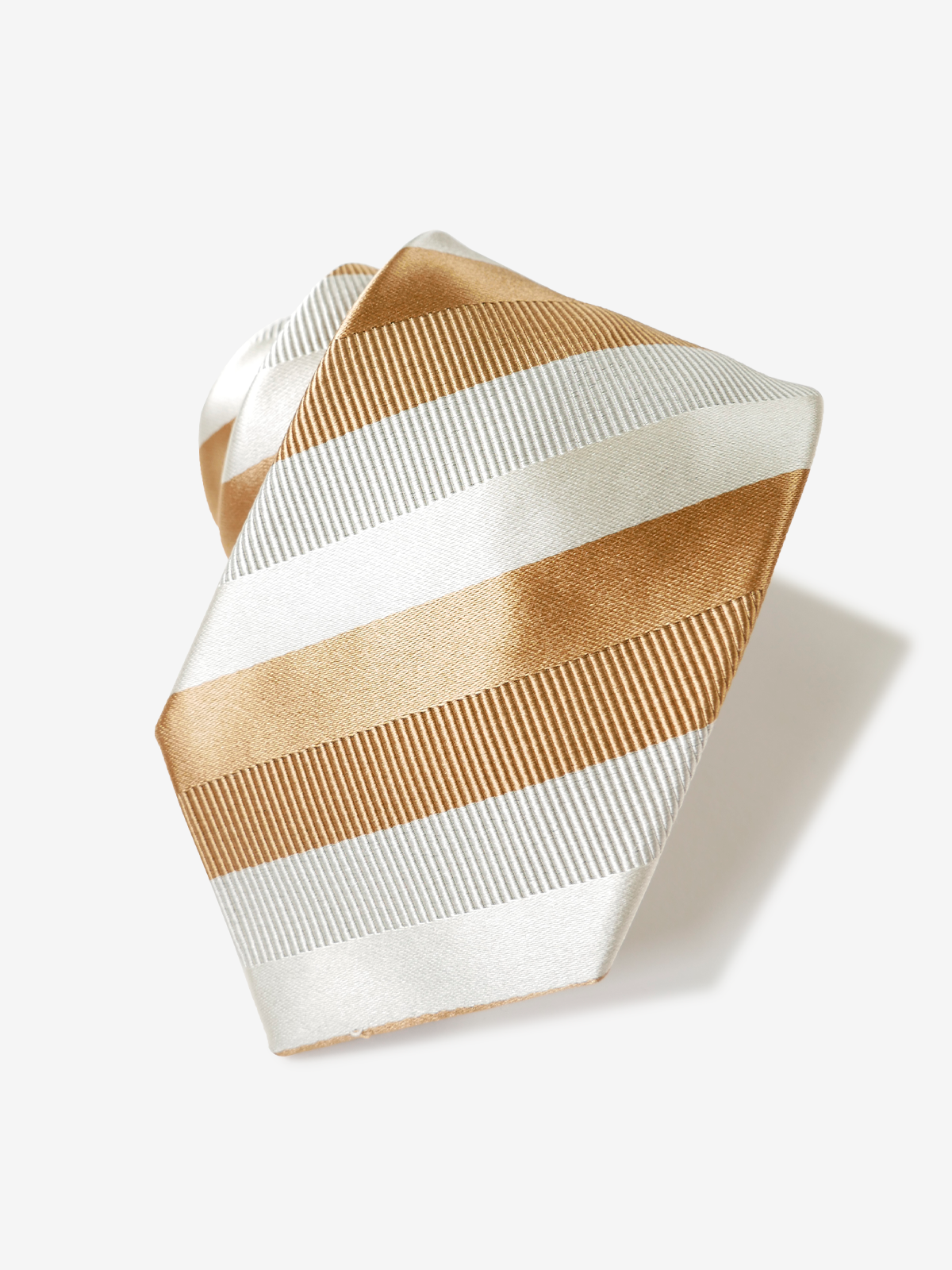 Striped Repp Tie|ベージュ