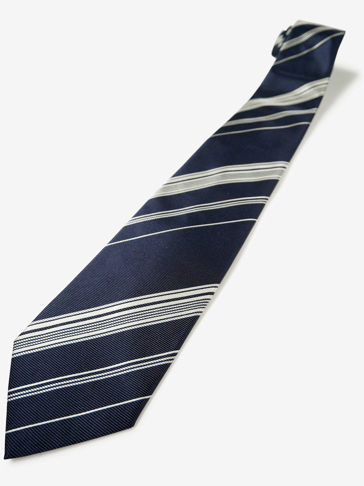 Canepa|Stripe Tie|ホワイト