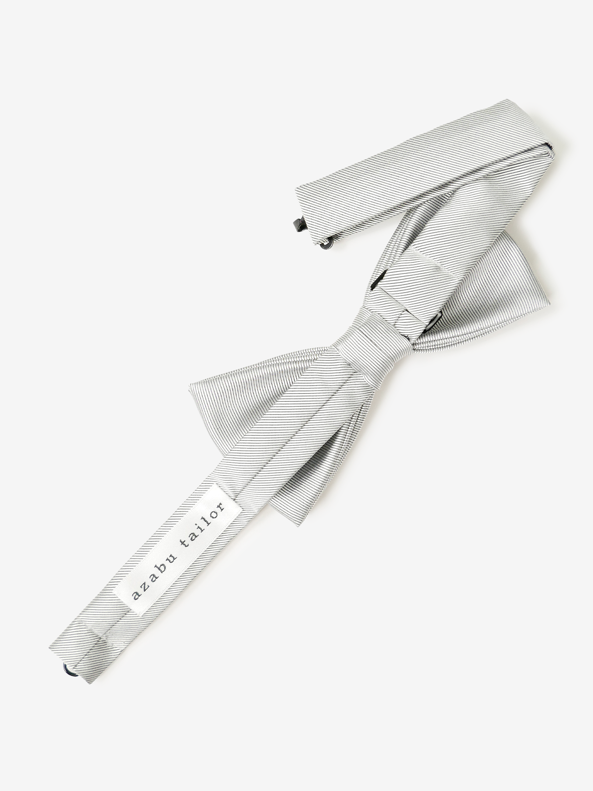 Solid Repp Bow Tie|シルバー