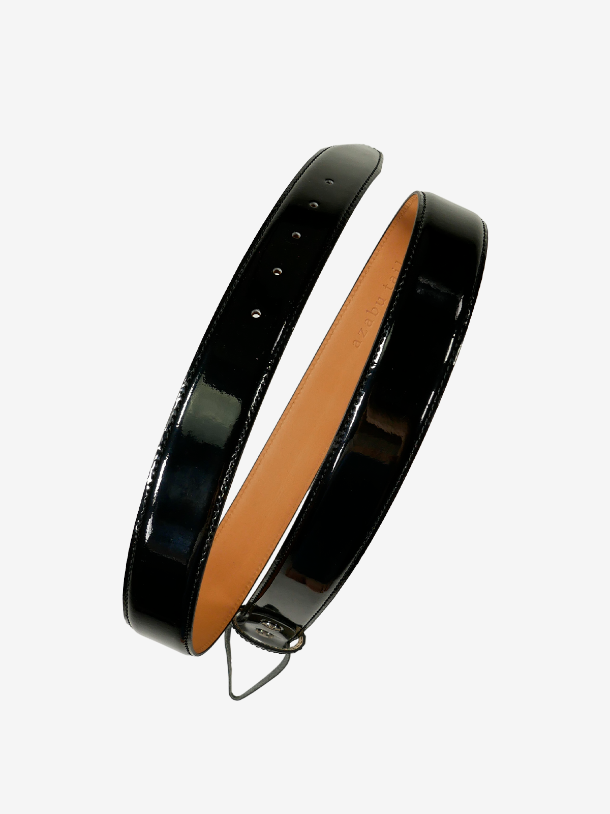 Enamel Leather Belt|ブラック