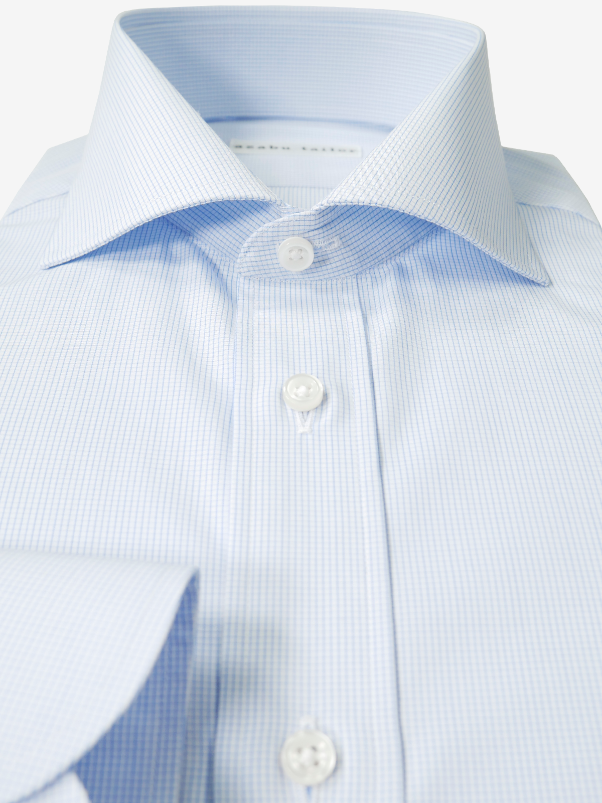 Checked Shirt|サックス