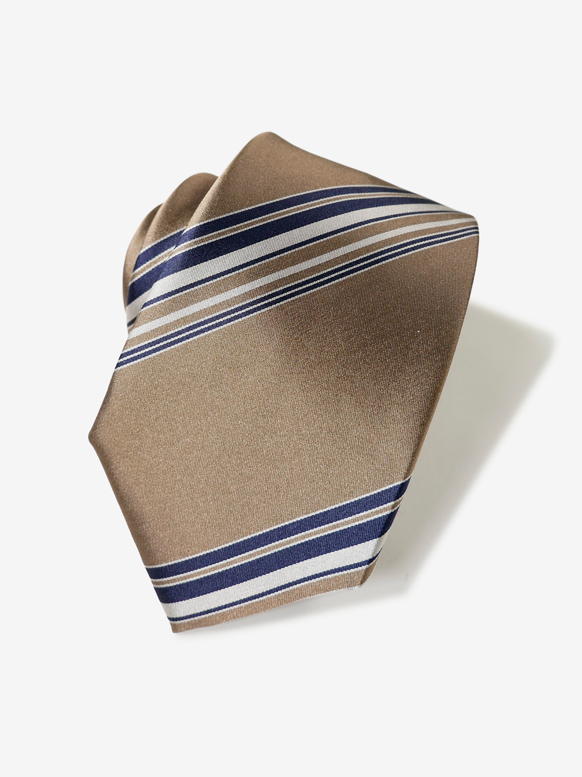 Classico Seta|Stripe Tie|ベージュ