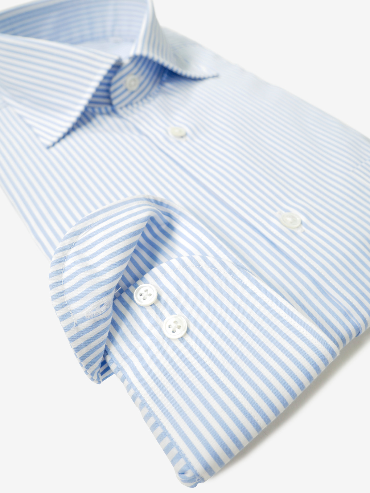 Striped Classic Fit Shirt|サックス