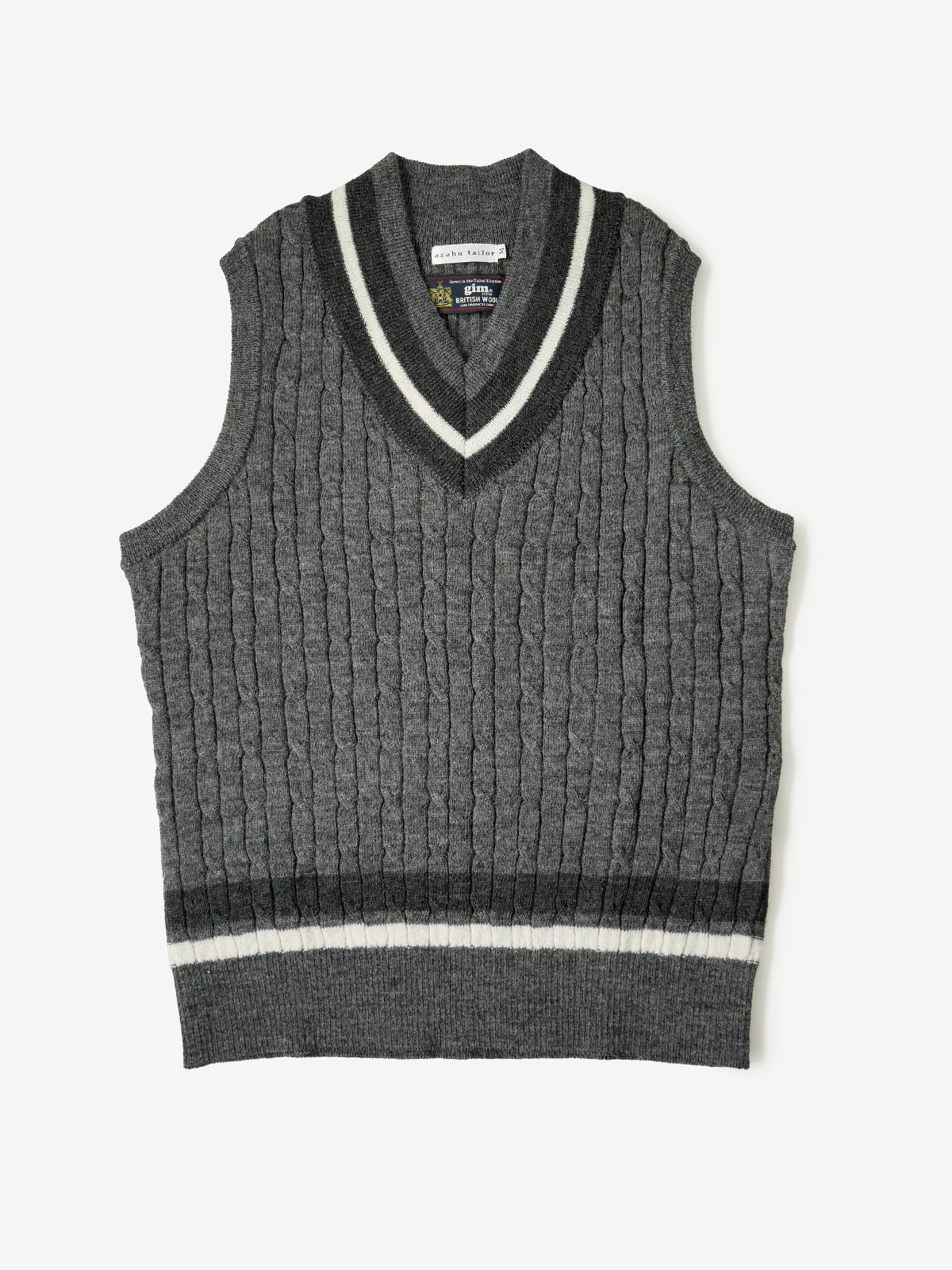 Wool Sweater Vest|チャコールグレー
