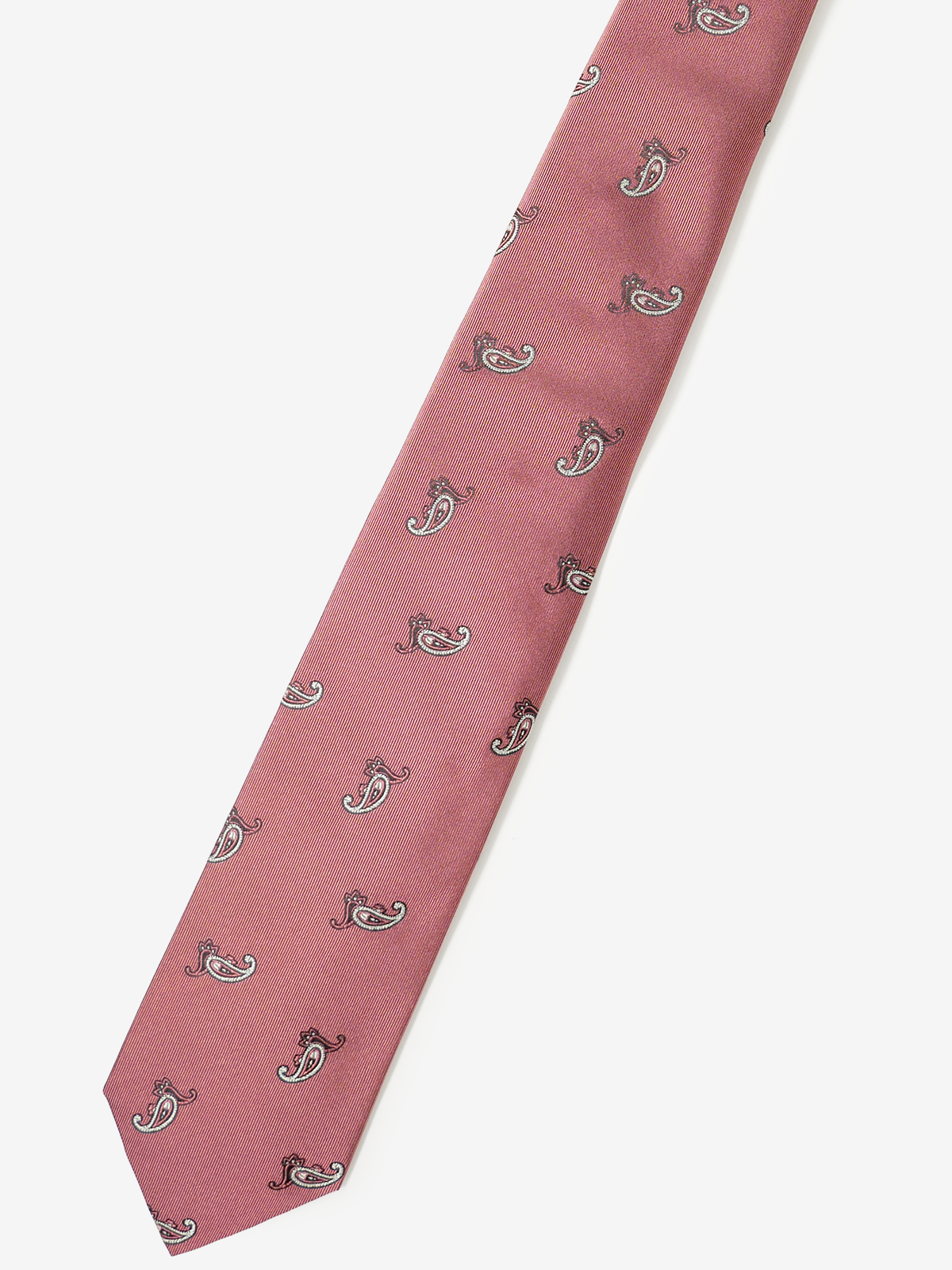 Classico Seta|Paisley Neat Tie|ピンク