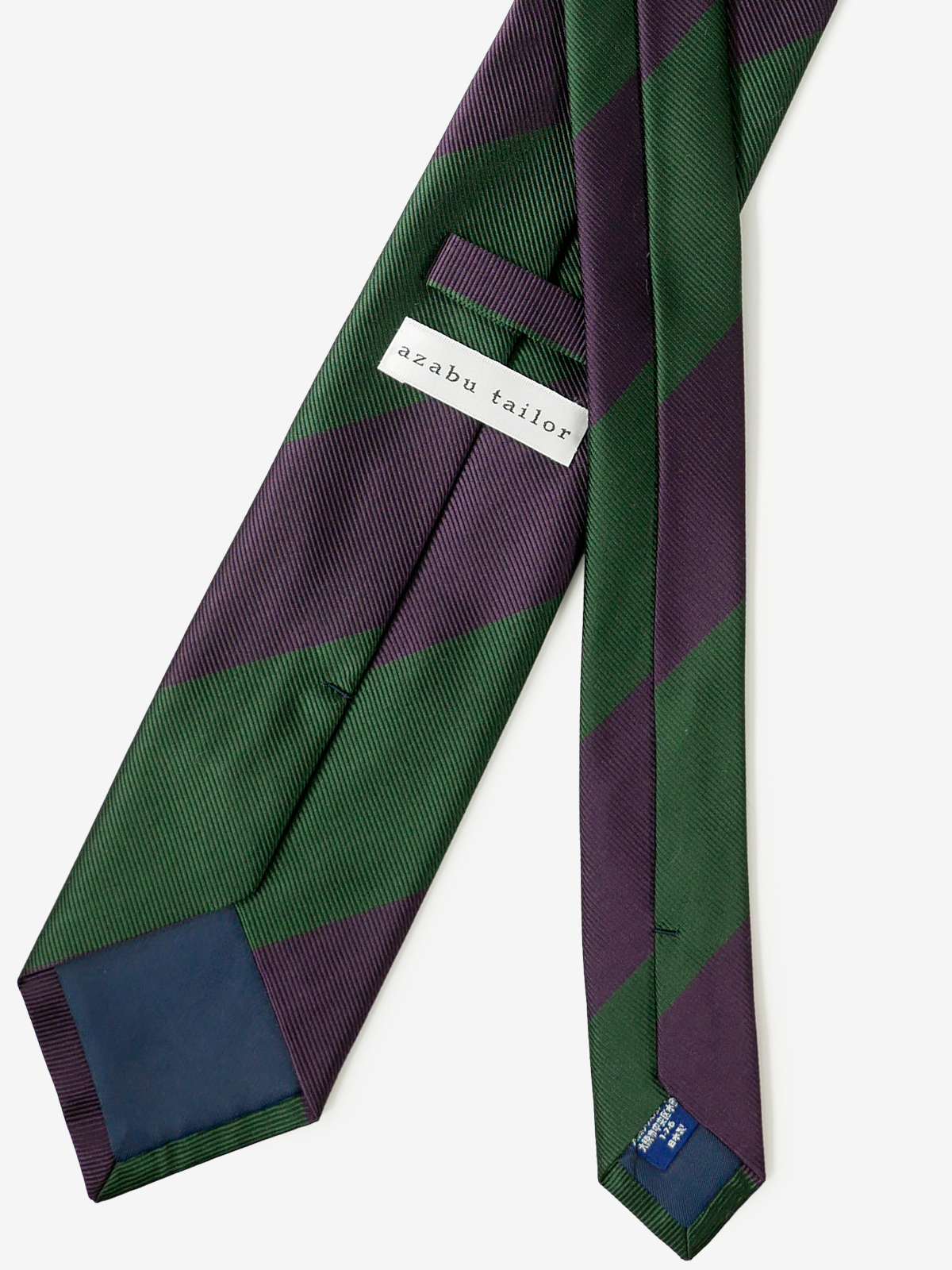 Block Stripe Tie|パープル