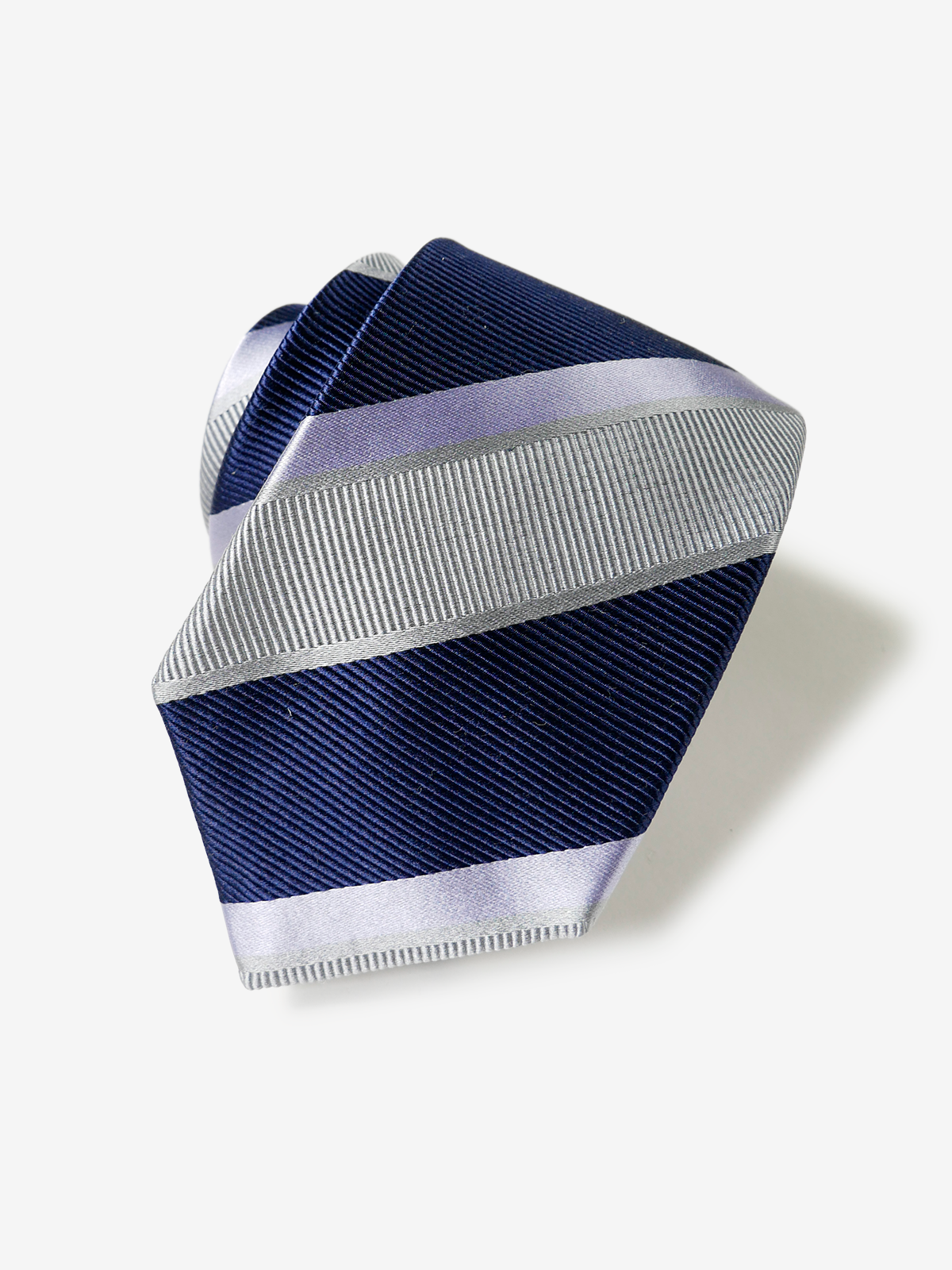 Striped Necktie|グレー